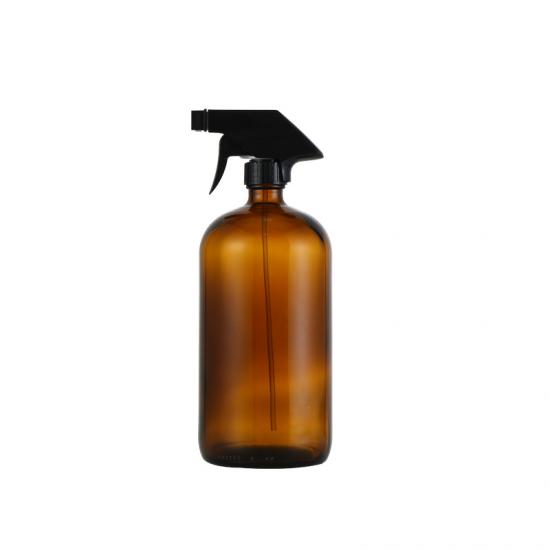 Amber Bronze Liquid Soap Dispenser Bottle